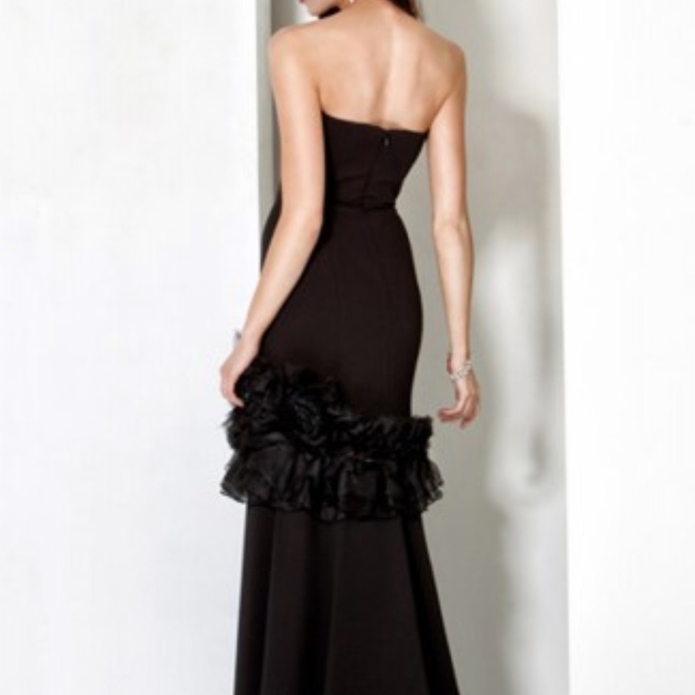 Glamorous Ruffle Strapless Dress - Picture 2 of 3